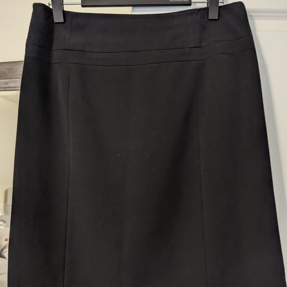 Black Knee Length Skirt